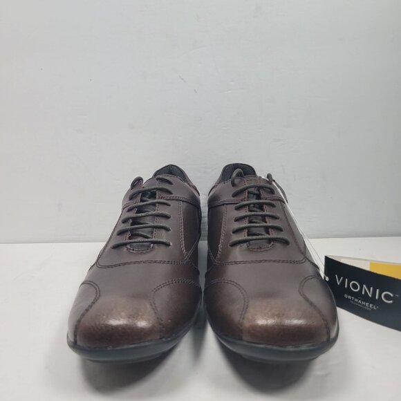 Vionic Hunter Men's Brown Leather Casual  Shoes US Size 8 NWT - Picture 5 of 10